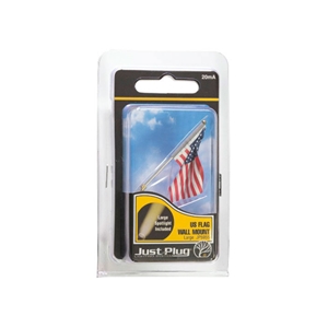 WJP5953 Small Wall Mount Flag US Boxed