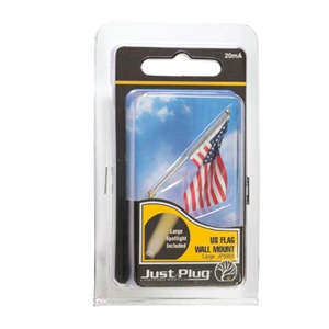 WJP5955 Large Wall Mount Flag US Boxed