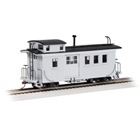 Wood Side-Door Caboose - Painted Unlettered - Grey