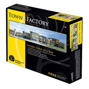 WS1485 Town & Factory N Building Set