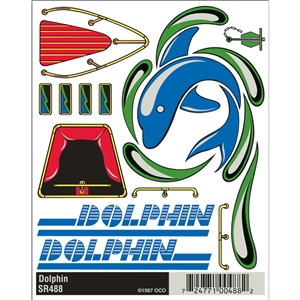 WSR488 Dolphin Dry Transfers