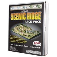 N Scale Scenic Ridge Track Pack