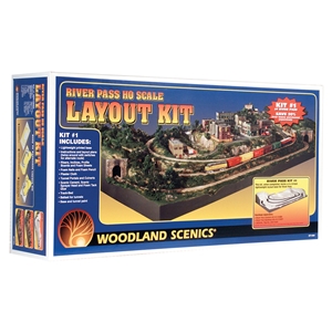 WST1484 River Pass HO Layout Kit Boxed