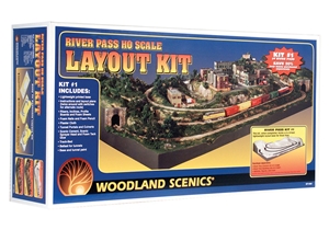 WST1484 River Pass HO Layout Kit Boxed